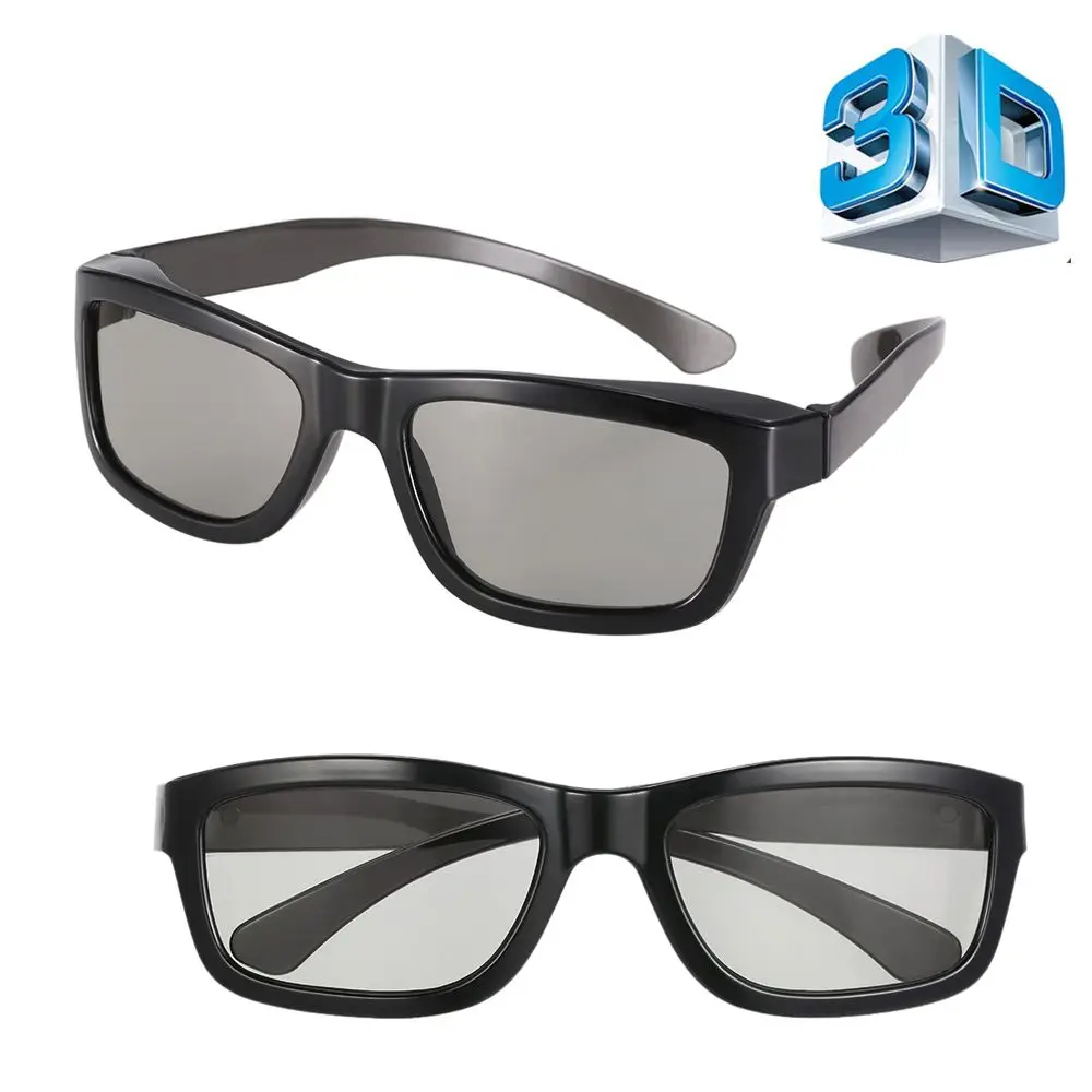 Gaming Console Vr - วงกลมโพลาไรซ์ทีวีโปรเจคเตอร์ฟิล์มโฮมเธียเตอร์ Cinema พลาสติกมิติ Anaglyph 3D Vision