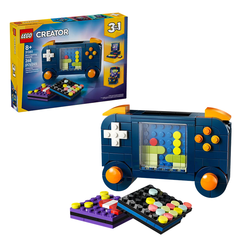 Gaming Console With Games - LEGO Creator 3in1 ตัวต่อ LG-31380 ชุดตัวต่อเกมคอนโซลย้อนยุค