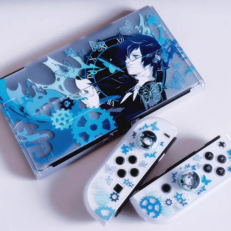 Gaming Console With Games - เคสใสกึ่งโปร่งแสง Persona 3 Makoto Yuki ลายป้องกันแบบแข็ง