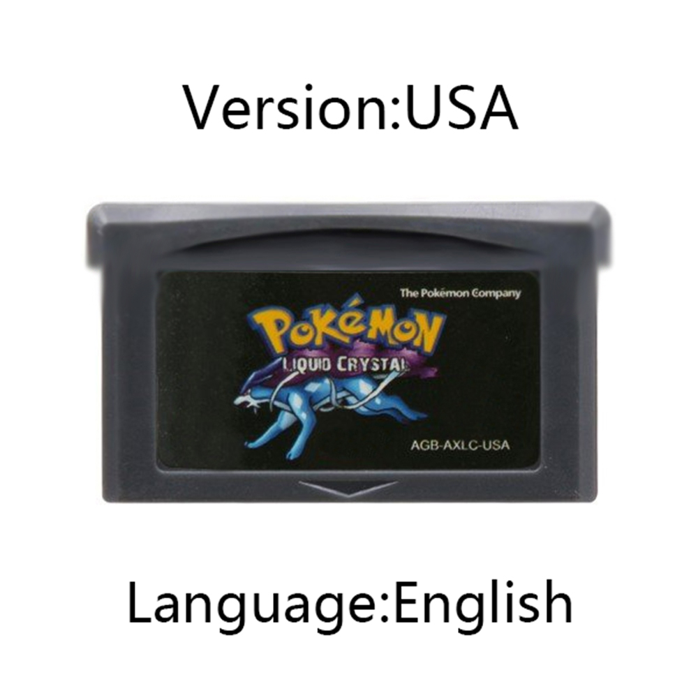 GBA โปเกมอนซีรีส์เกมคาร์ทริดจ์ - Gaming Console Video บทวิจารณ์และราคา