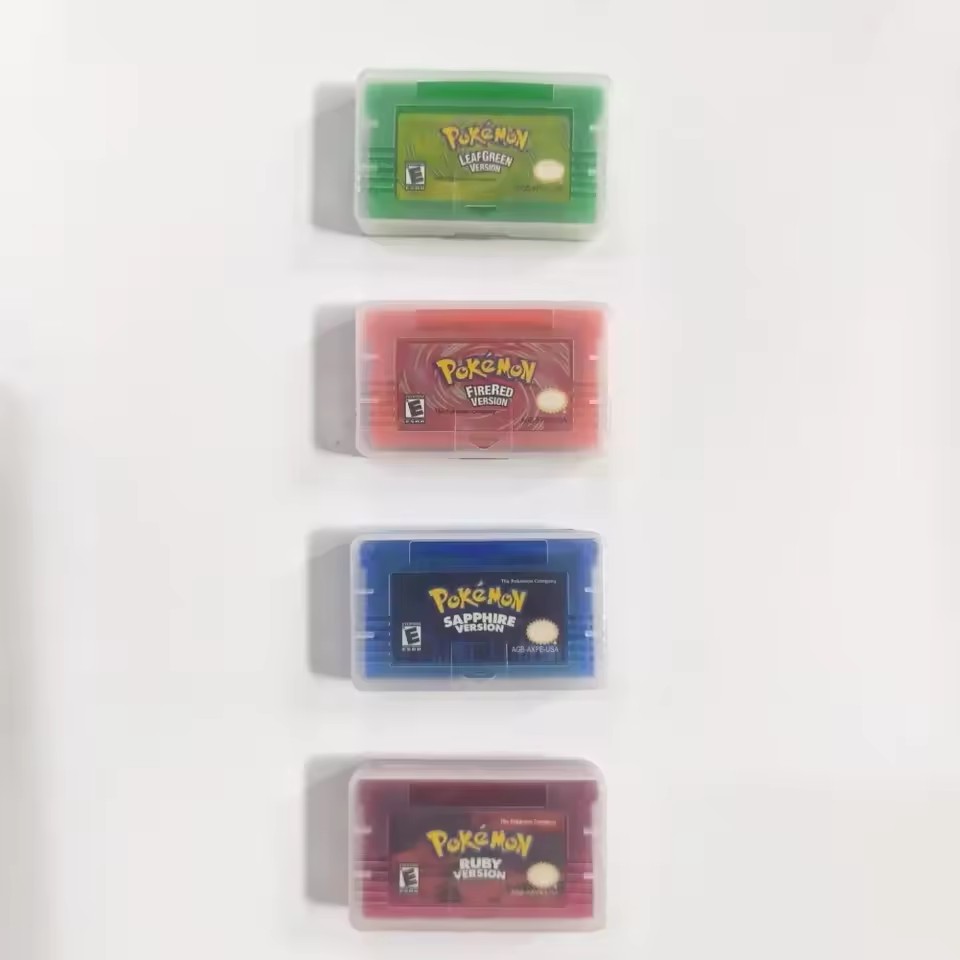 GBA เกมโปเกมอนซีรีส์ 32 บิตวิด - Gaming Console Video บทวิจารณ์และราคา