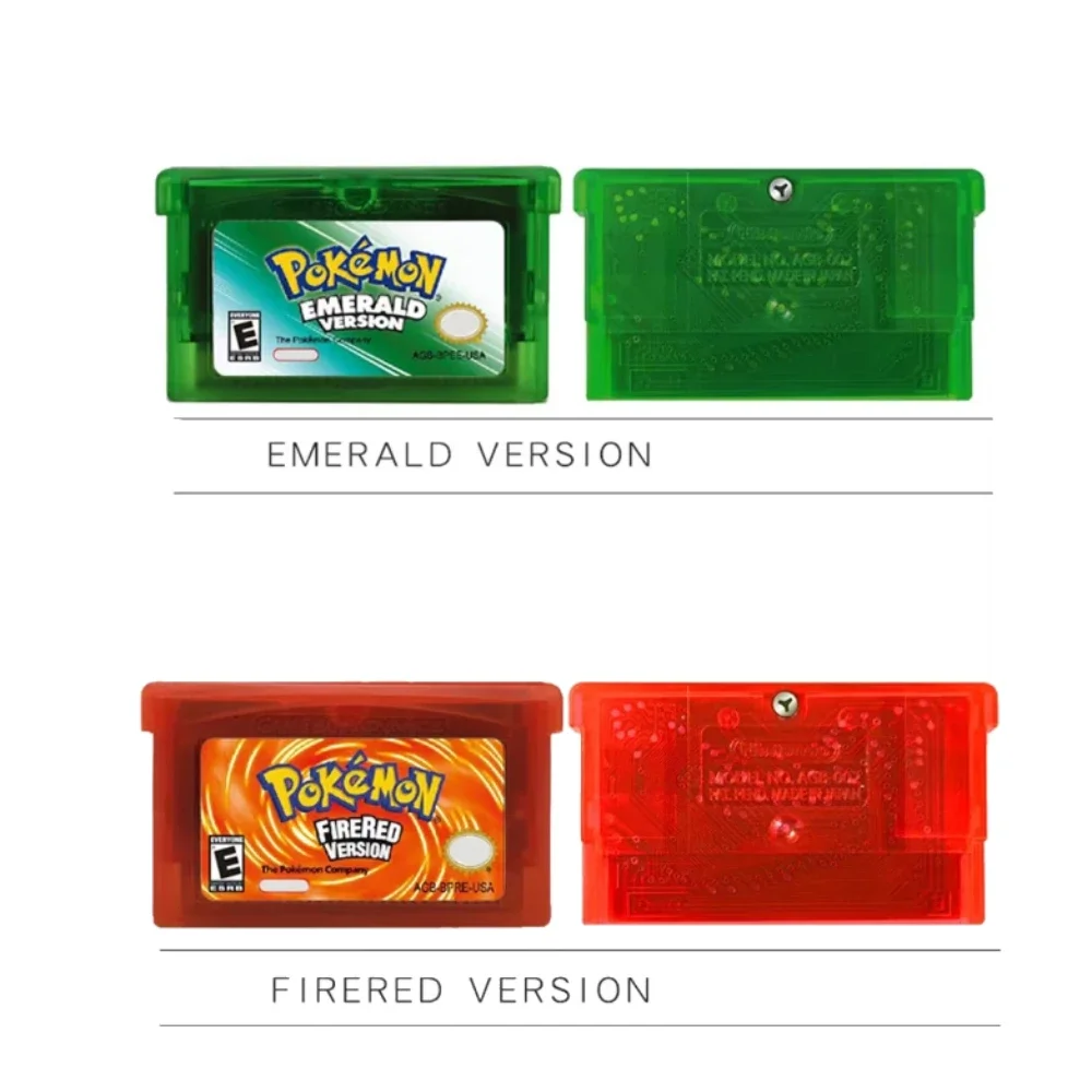 GBA เกมโปเกมอนซีรีส์ 32 บิตวิด - Gaming Console Video บทวิจารณ์และราคา