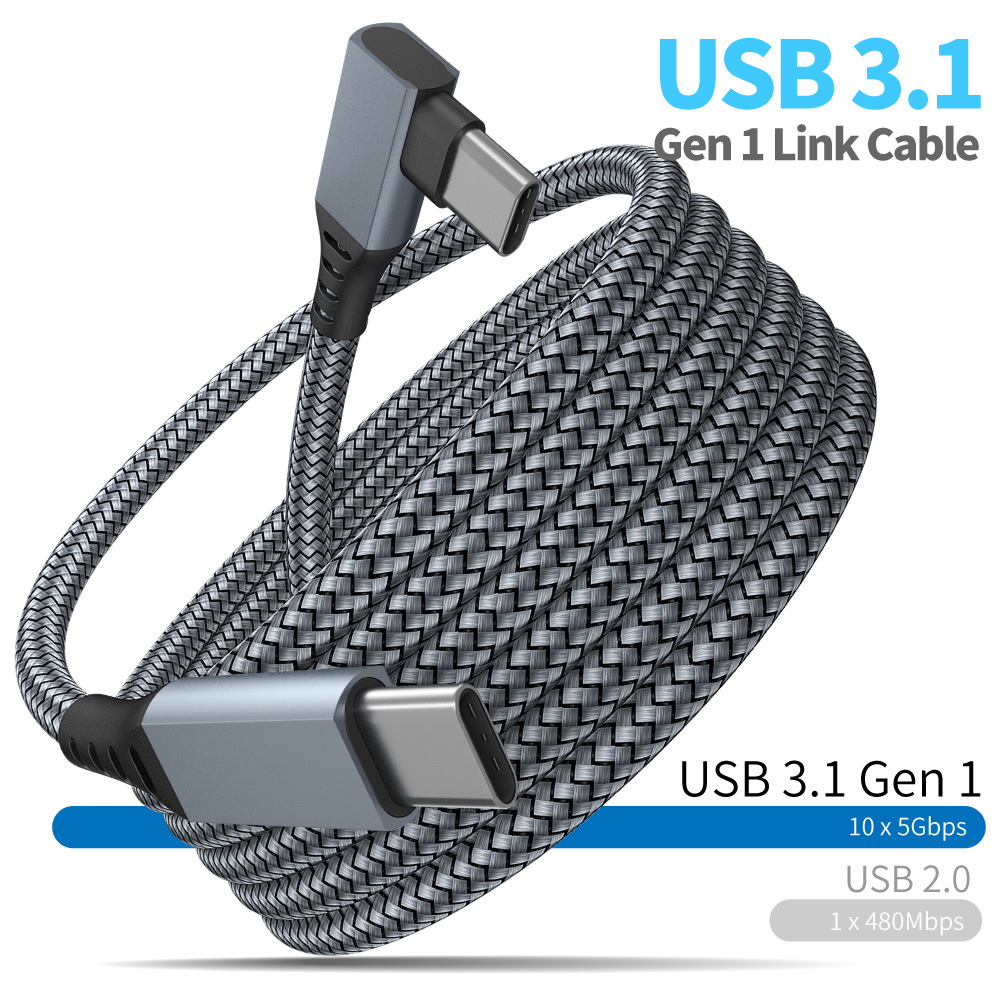 สายเคเบิล USB A เป็น Type C ยา - Gaming Console Vr บทวิจารณ์และราคา