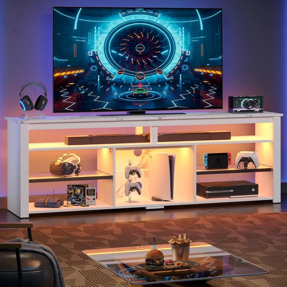 ขาตั้งทีวีสำหรับทีวีขนาด 75 นิ - Gaming Console Entertainment Center บทวิจารณ์และราคา