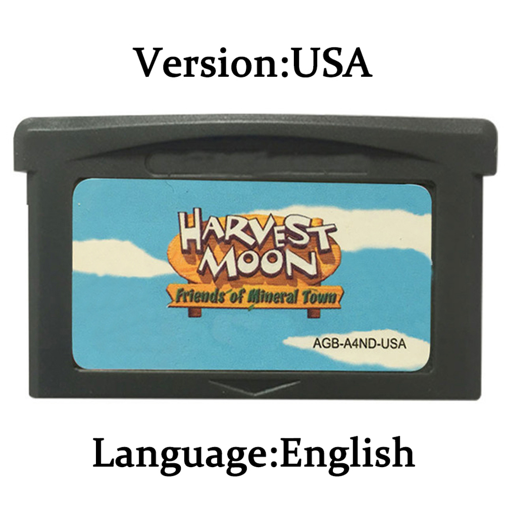 Harvest Moon GBA Game Cartridg - Gaming Console Video บทวิจารณ์และราคา