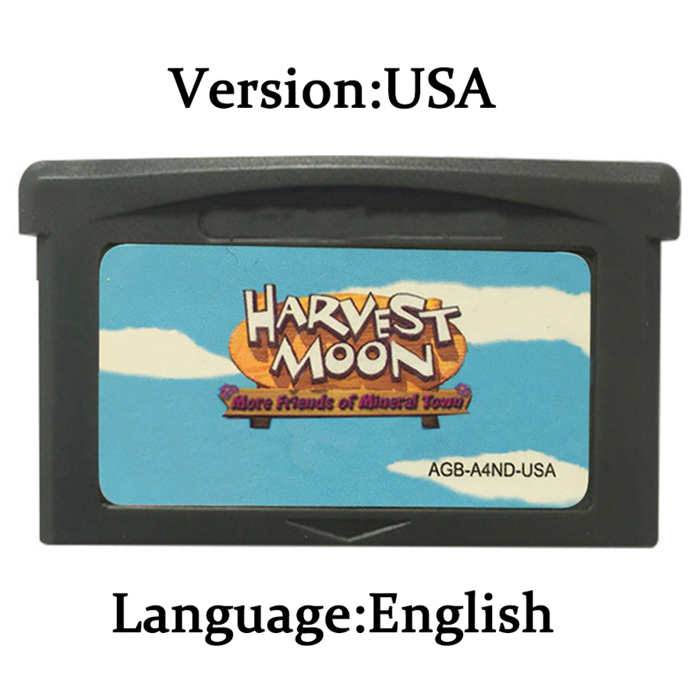 Harvest Moon GBA Game Cartridg - Gaming Console Video บทวิจารณ์และราคา