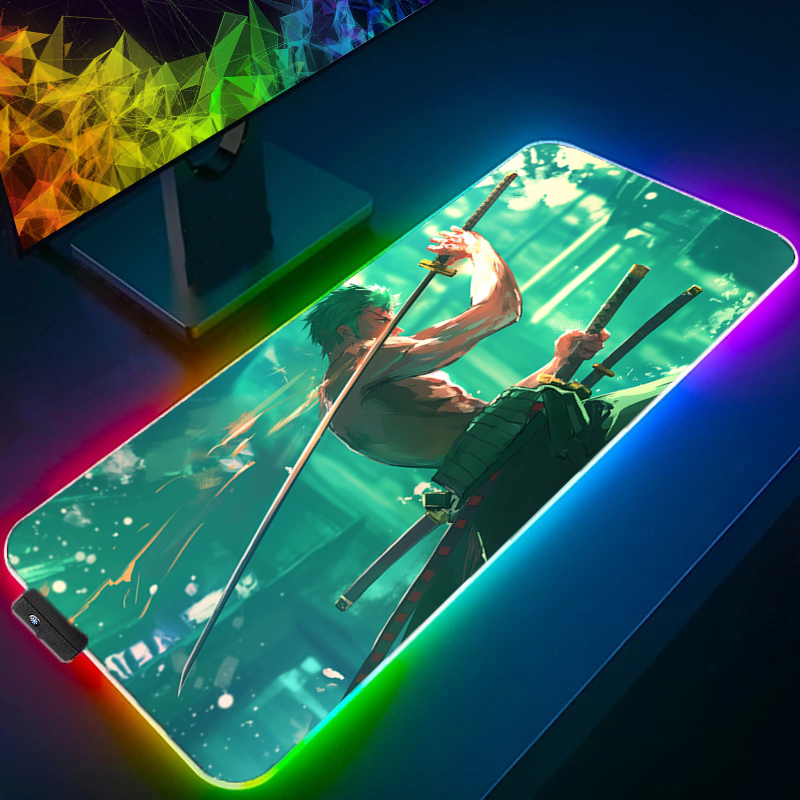 ONE PIECE Zoro Mouse Pad RGB อ - Pad Gaming Console บทวิจารณ์และราคา