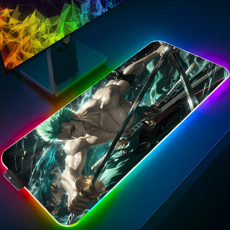 ONE PIECE Zoro Mouse Pad RGB อ - Pad Gaming Console บทวิจารณ์และราคา