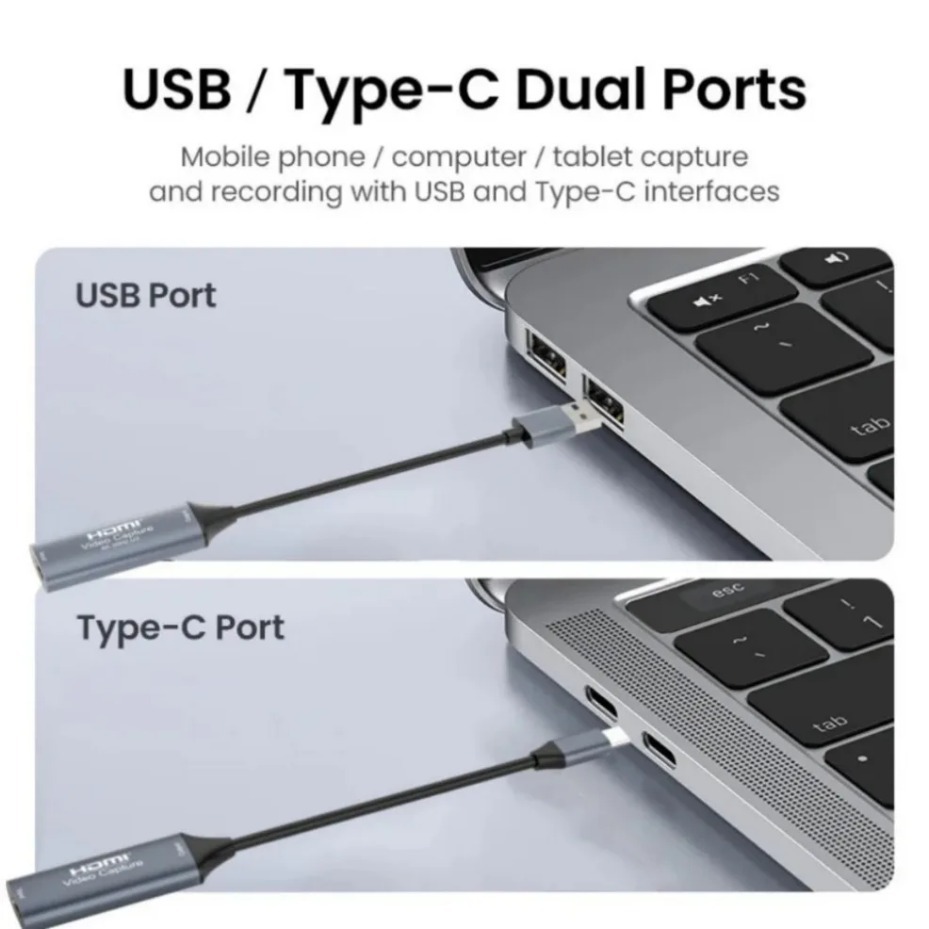 การ์ดจับภาพวิดีโอ USB-C 2.0/3. - Gaming Console And Pc บทวิจารณ์และราคา