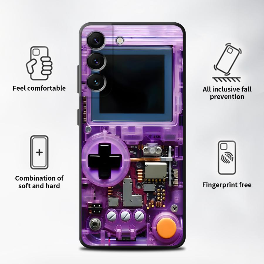 เคสโทรศัพท์มือถือลายเกมส์สีม่ว - Gaming Console And Pc บทวิจารณ์และราคา