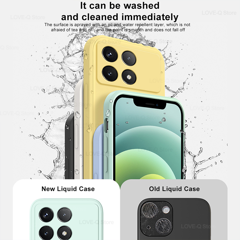 Poco X6 Pro 5G กรณีซิลิโคนเหลว - Gaming Console X6 บทวิจารณ์และราคา