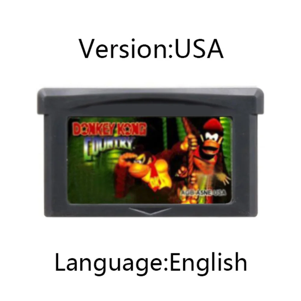 เกม Donkey Kong GBA 32 บิต คาร - Gaming Console Video บทวิจารณ์และราคา