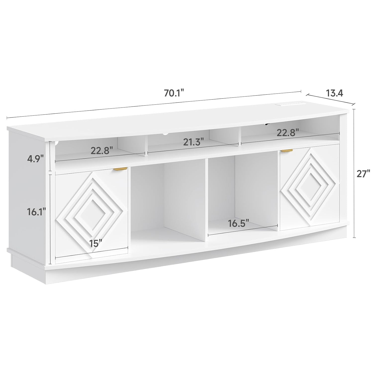 ขาตั้งทีวี LED ขนาด 80 นิ้ว ศู - Gaming Console Entertainment Center บทวิจารณ์และราคา
