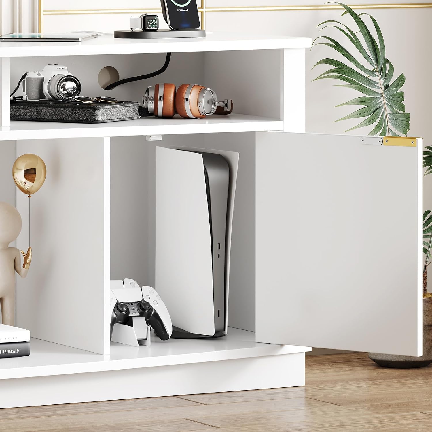 ขาตั้งทีวี LED ขนาด 80 นิ้ว ศู - Gaming Console Entertainment Center บทวิจารณ์และราคา