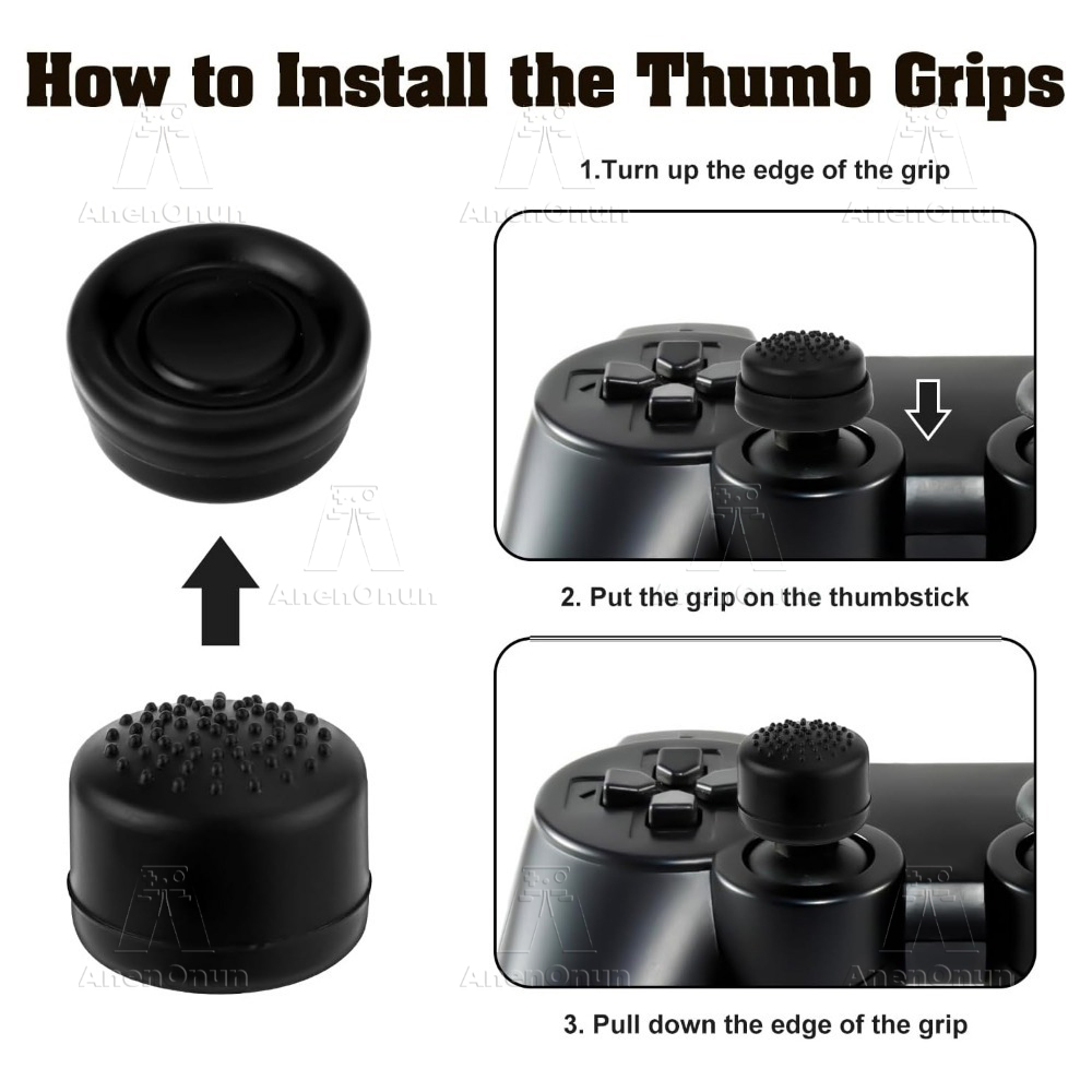 8PCS Thumb Grip Caps Controlle - Gaming Console And Pc บทวิจารณ์และราคา