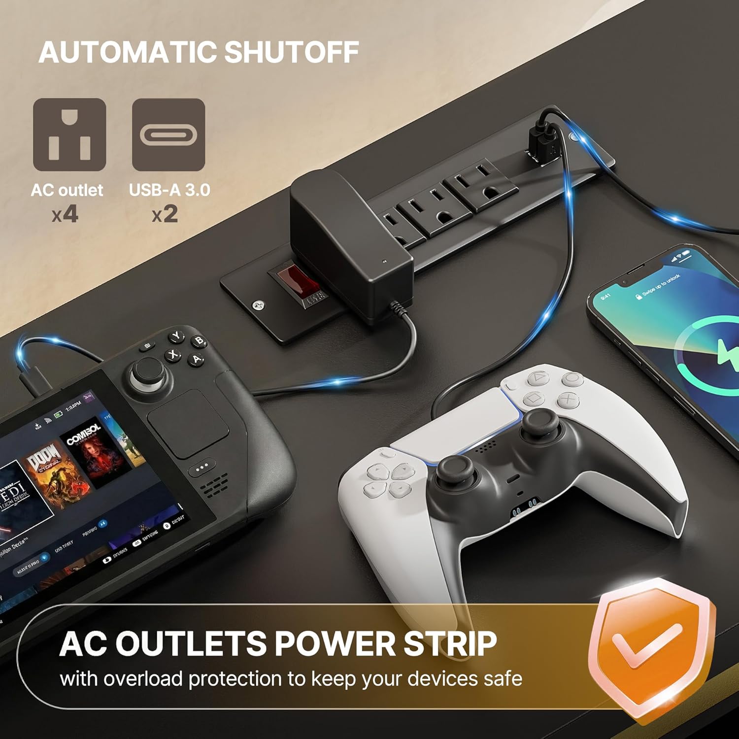 ตู้วางทีวี ตู้วางอุปกรณ์ความบั - Gaming Console Entertainment Center บทวิจารณ์และราคา