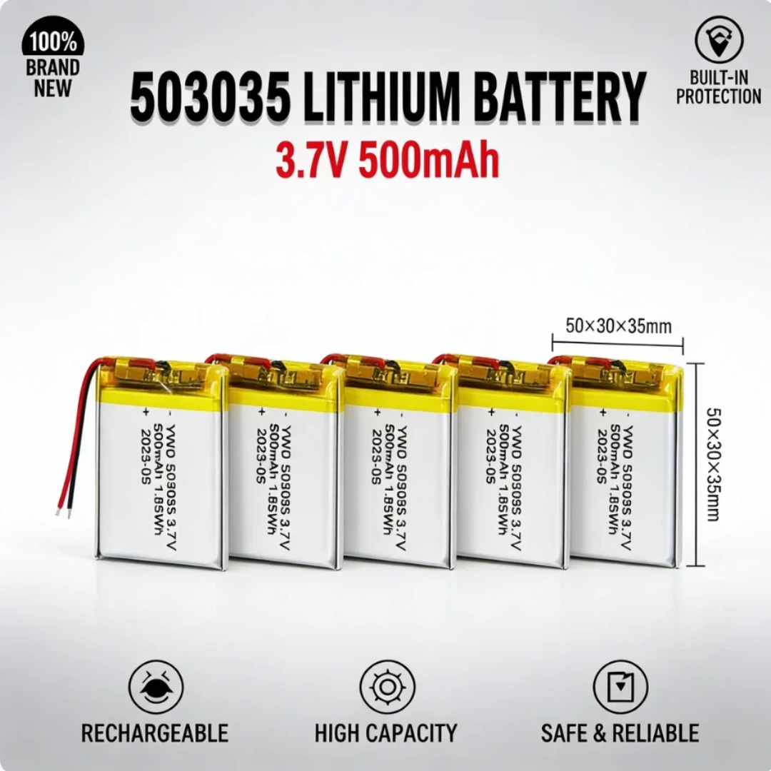 3.7V 500mAh 503035 แบตเตอรี่ลิ - Gaming Console Vr บทวิจารณ์และราคา