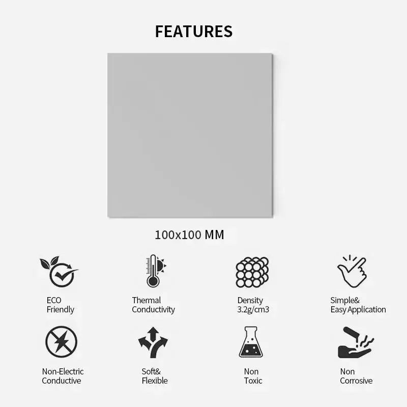 แผ่นซิลิโคนนำความร้อน LDPCSJ ป - Pad Gaming Console บทวิจารณ์และราคา